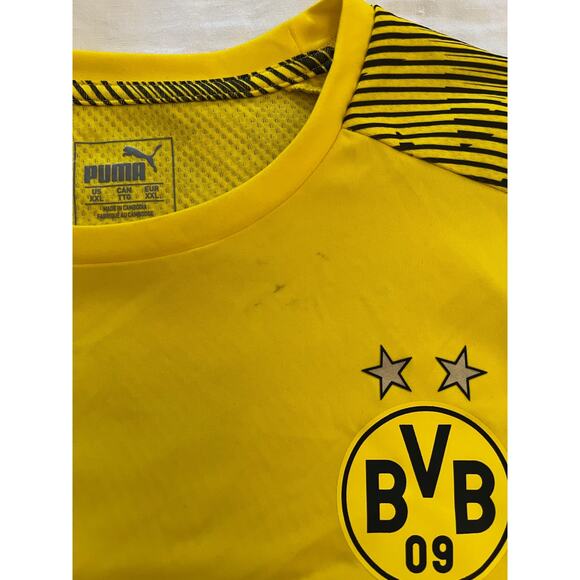 Puma Men's Yellow Borussia Dortmund 2019/20 Training Jersey XXL - Picture 3 of 4